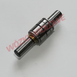 oś 125mm z łożyskiem 30mm 